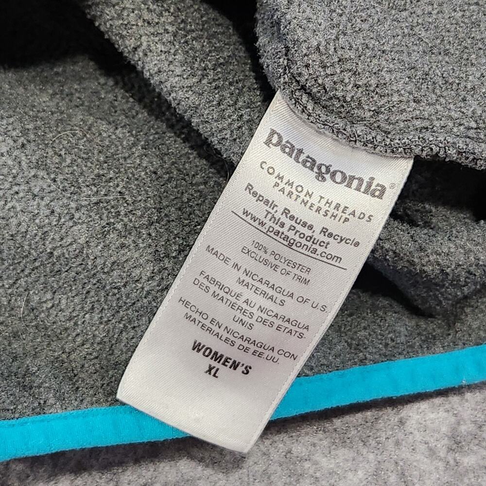 Patagonia Womens XL Lightweight Synchilla Fleece Snap T Pullover Jacket 25455 - Picture 8 of 12